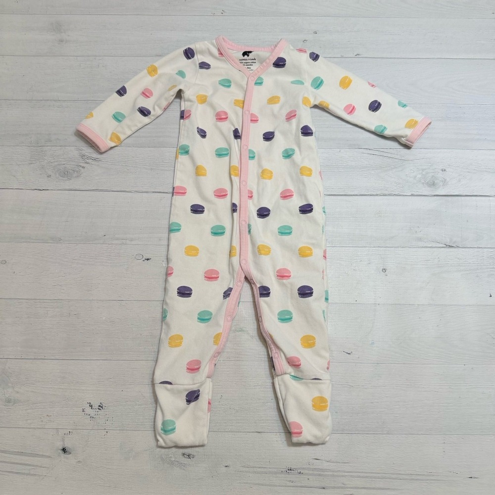 Monica & Andy baby girls macaroon‎ one piece 6-9 months
